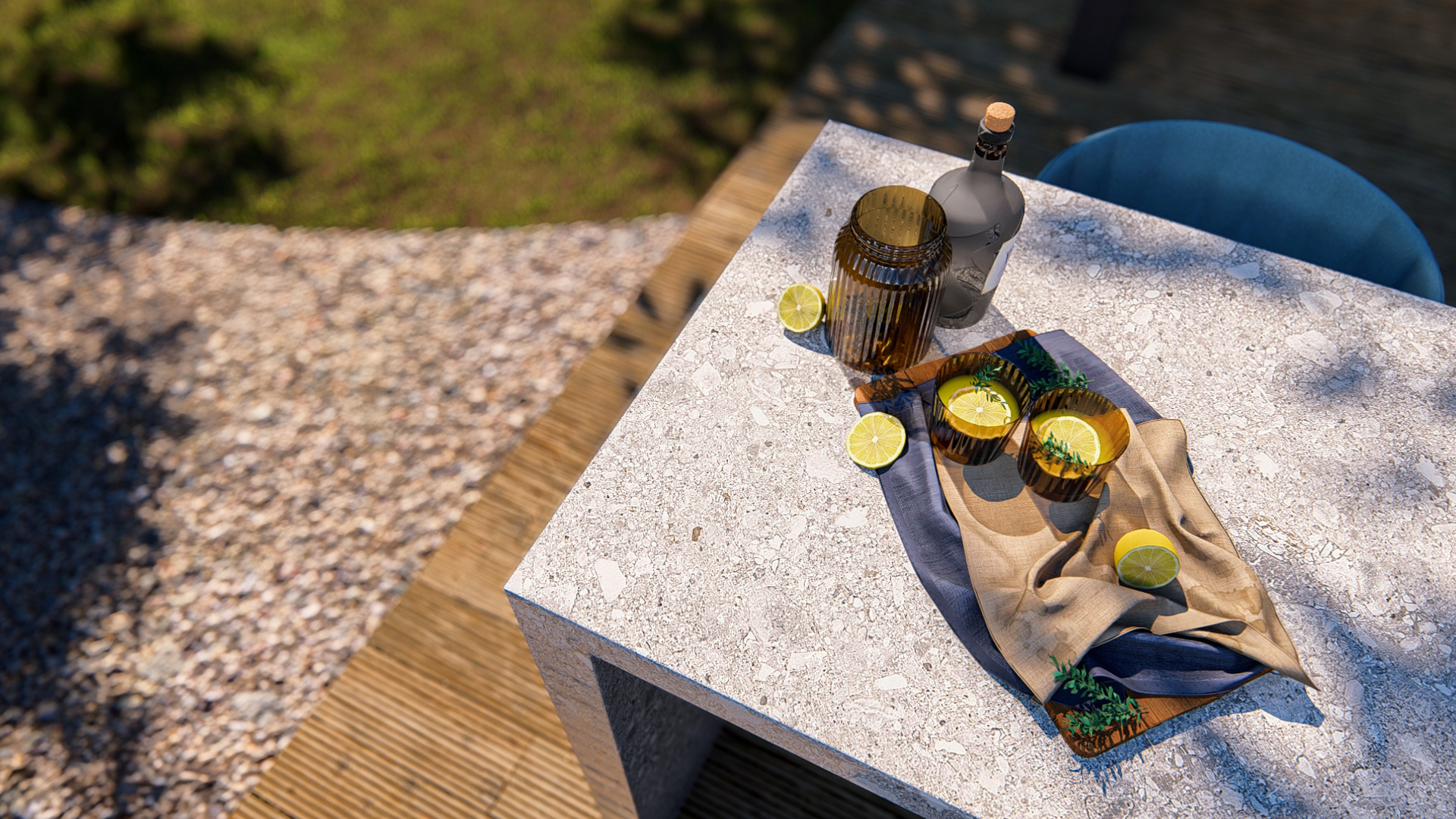 Lauws-interieur, tuin detail 1.0